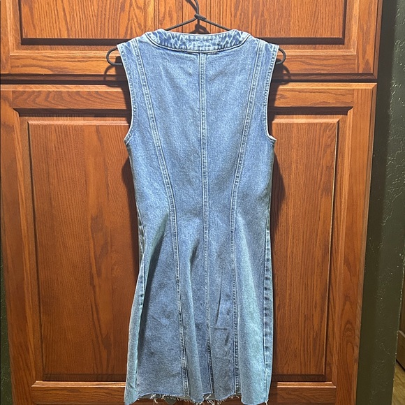 Rails Blue Denim Sleeveless Dress - Picture 3 of 4